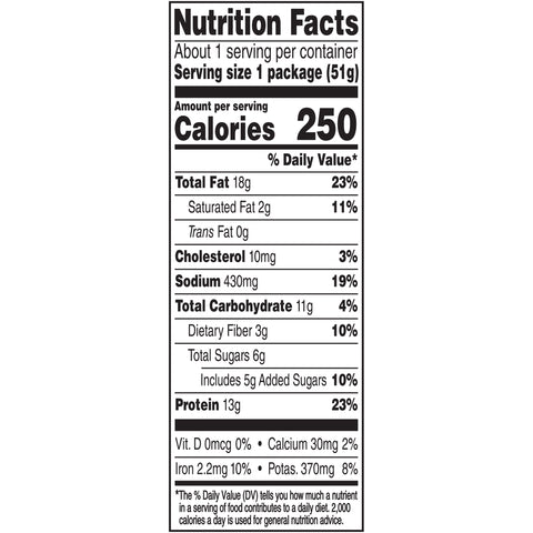 Planters SNACK P3 CONVENIENCE MEAL SWEET & SPICY TERIYAKI BEEF JERKY HONEY ROASTED PEANUTS
