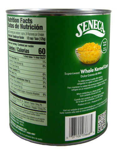 Corn Whole Kernel Supersweet No Salt