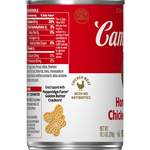 Campbell's® SOUP CHICKEN NOODLE HOMESTYLE CONDENSED