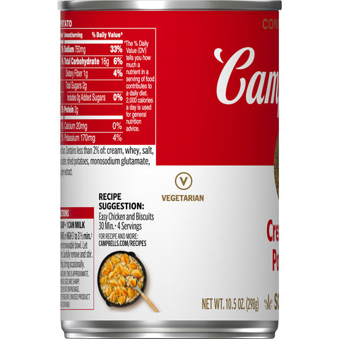 Campbell's® SOUP CREAM OF POTATO