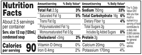 Campbell's® SOUP CREAM OF POTATO