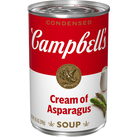 Campbells Condensed Cream of Asparagus Soup - 10.75 oz. can, 12 per case