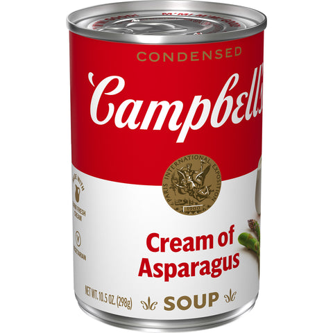 Campbells Condensed Cream of Asparagus Soup - 10.75 oz. can, 12 per case