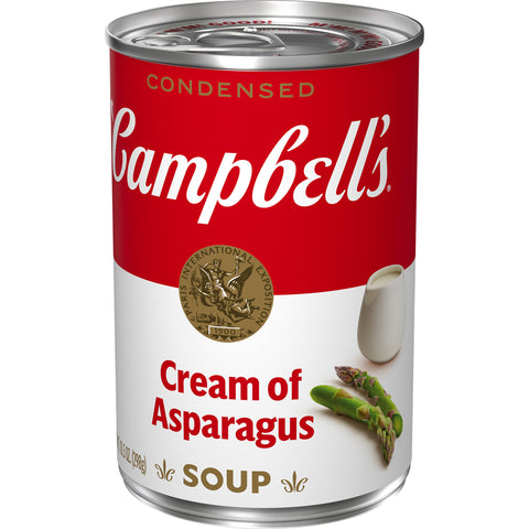 Campbells Condensed Cream of Asparagus Soup - 10.75 oz. can, 12 per case