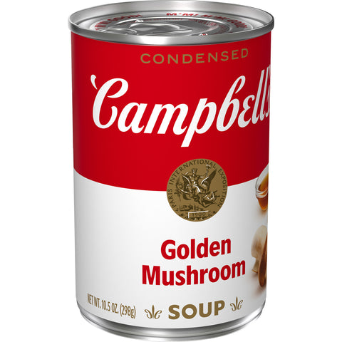 Campbells Condensed Golden Mushroom Soup - 10.75 oz. can, 12 per case