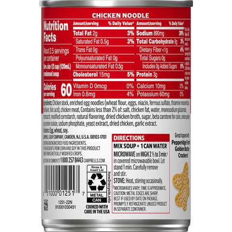 Soup Chicken Noodle Condensed