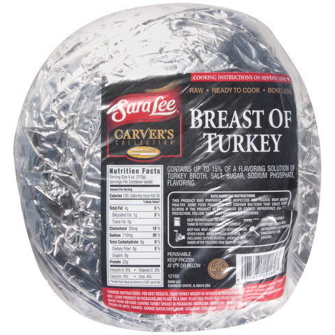 Sara Lee TURKEY BREAST RAW FOIL WRAPPED CARVER'S COLLECTION 10000012160
