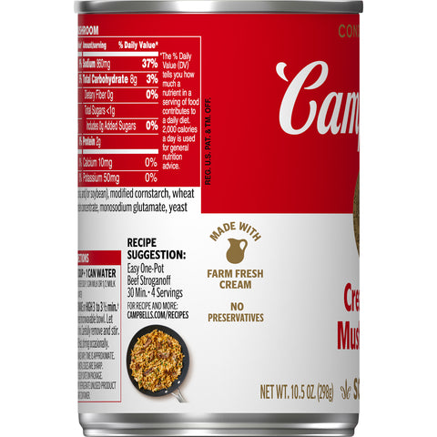 Soup Cream Of Mushroom