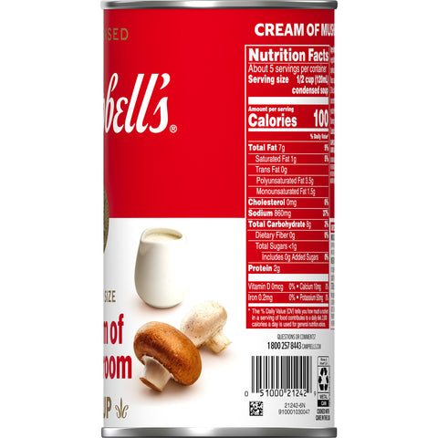 Campbells Cream of Mushroom Soup, 22.6 Ounce -- 12 per case.