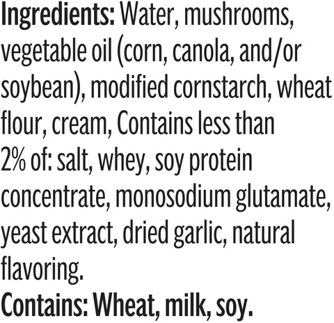 Campbells Cream of Mushroom Soup, 22.6 Ounce -- 12 per case.