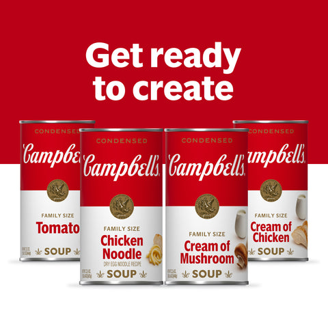 Campbell's® SOUP CREAM OF MUSHROOM FAMILY SIZE