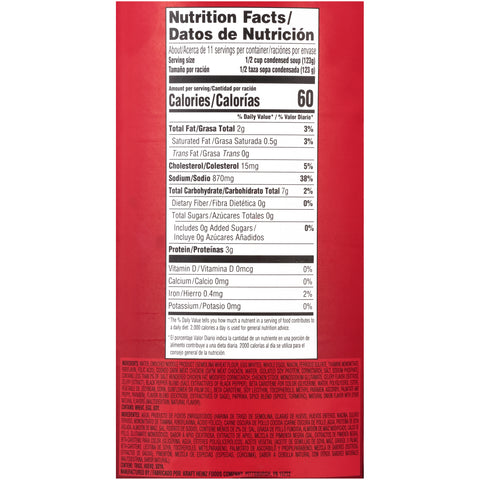 Heinz® SOUP CHICKEN NOODLE CONDENSED 431400/78003942