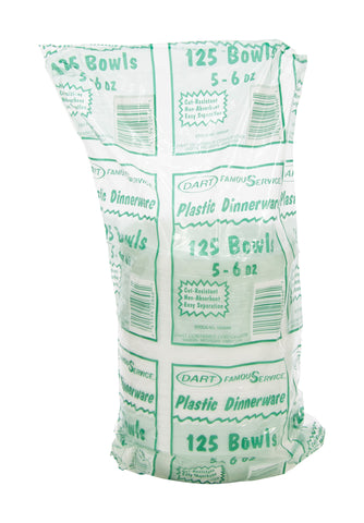 Bowl Plastic White Ps 5-6 Oz