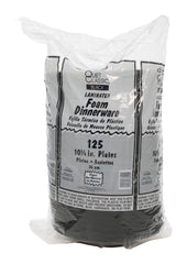 Plate Foam Laminated Black 10.25