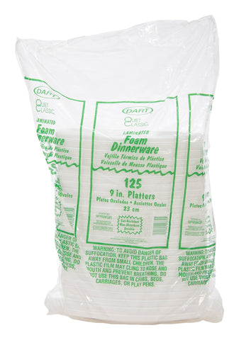 Platter Foam Laminated White 9