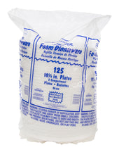 Plate Foam White 3-compartment 10.25