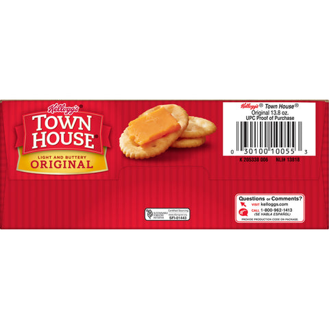 Keebler Town House Original Cracker, 13.8 Ounce -- 12 per case.
