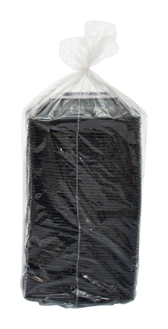 Dart PresentaBowls Pro Black Polypropylene Square Bowl, 24 Ounce Capacity -- 252 per case