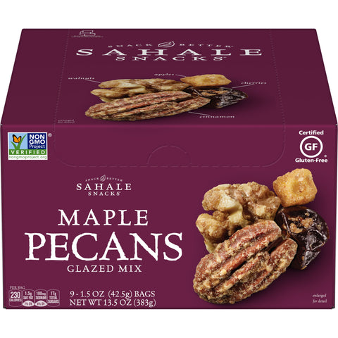 Sahale Maple Pecans Glazed Mix, 1.5 Ounce -- 108 per case.