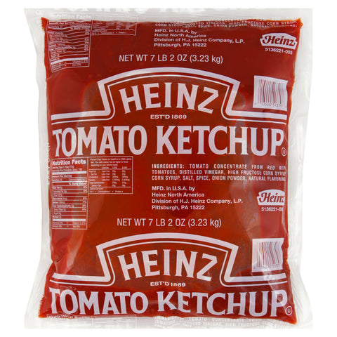 Heinz Ketchup Pouch Pack, 7.125 Pound -- 6 per case