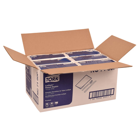 Napkin Dinner 16x17 Linen Like White