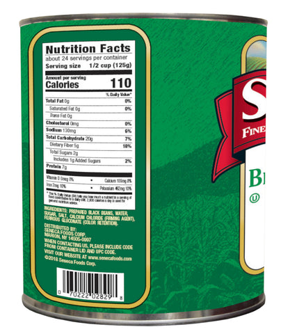 Stokely Finest Fancy Black Beans, 108 Ounce -- 6 per case