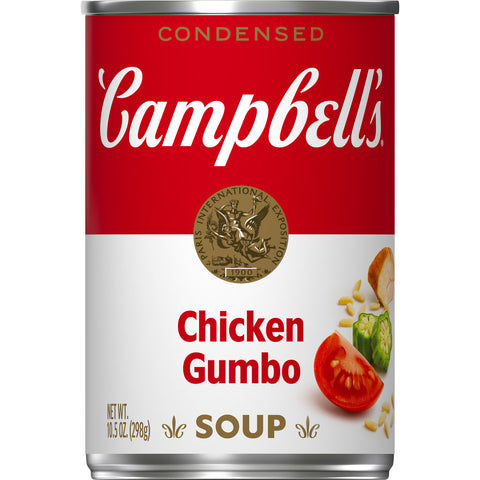 Campbells Condensed Light Chicken Gumbo - 10.75 oz. can, 12 per case