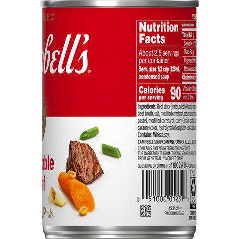 Campbell's® CAMP VEGETABLE BEEF SOUP