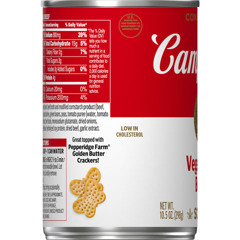 Campbell's® CAMP VEGETABLE BEEF SOUP