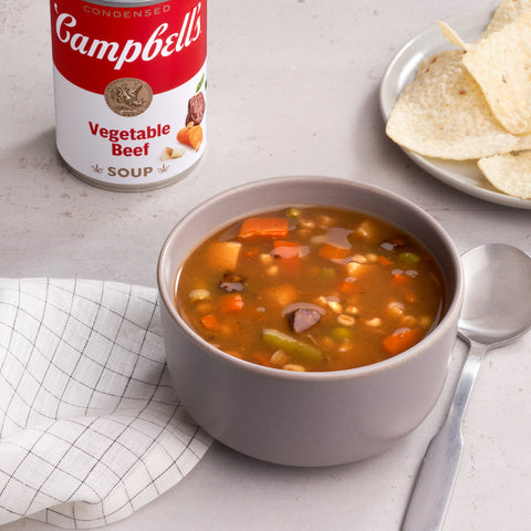 CAMP CAMPBELL VEGETABLE BEEF  48/10+Z
