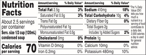 Campbell's® SOUP CREAM MUSHROOM CAN HEALTHY REQUEST