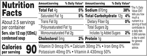 Campbell's® SOUP CHEDDAR CHEESE CONDENSED CAN