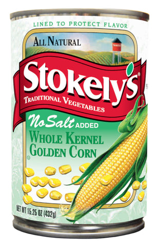 Stokely's® CORN WHOLE KERNEL NO SALT
