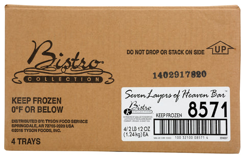 Bistro Collection DESSERT BAR SEVEN LAYERS OF HEAVEN UN-CUT