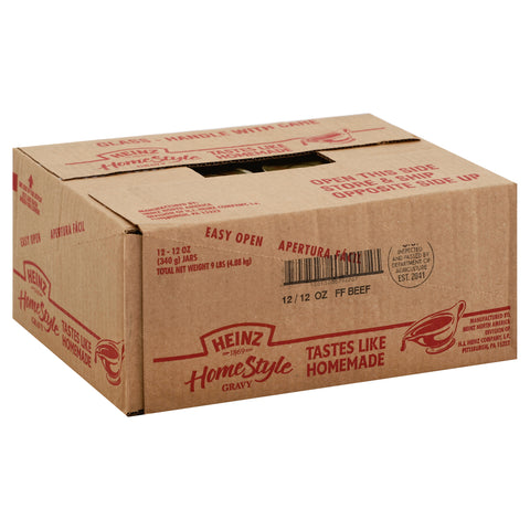 Heinz Beef Gravy Fat Free, 12 Ounce -- 12 Case