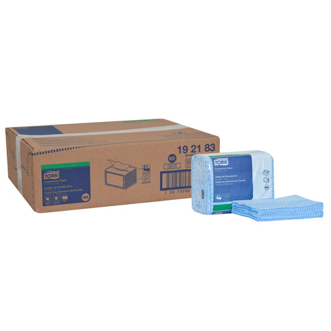 Tork® WIPER FOODSERVICE BLUE WHITE Z-FOLD