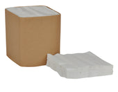 Napkin Dinner 17x17 White 1-ply 1/4 Fold