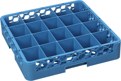 Carlisle RACK CUP TILTED OPTICLEAN™ 20-COMPARTMENT CARLISLE BLUE