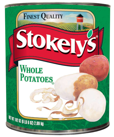 Stokelys Whole Medium Potatoes - no. 10 can, 6 cans per case