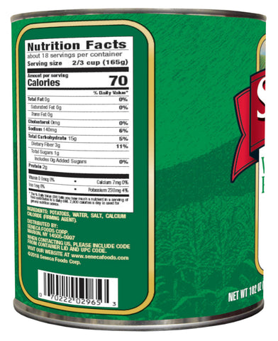 Stokelys Whole Medium Potatoes - no. 10 can, 6 cans per case