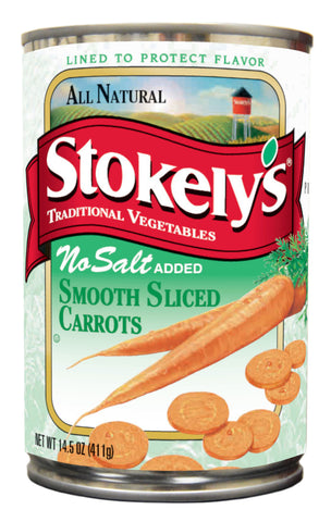 Stokely's® CARROT SLICED 1/4 NO SALT ADDED CANNED