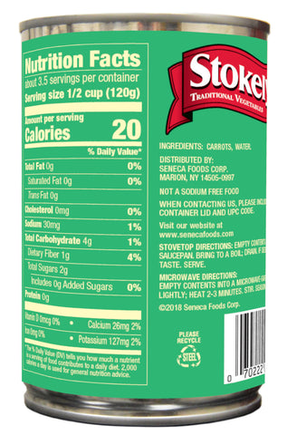 Stokely's® CARROT SLICED 1/4 NO SALT ADDED CANNED