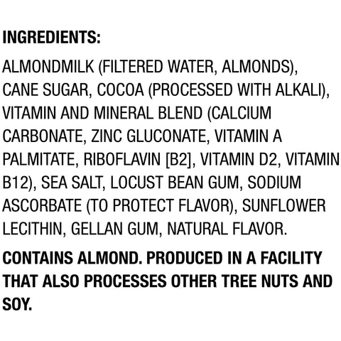 Milk Almond Chocolate Unsweetened Aseptic
