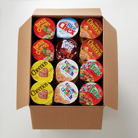 General Mills Cereal in a Cup, Assorted Pack -- 60 per case.