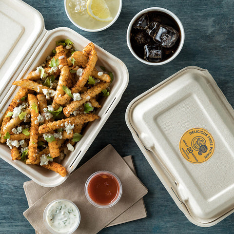 Conquest Delivery Plus Clear Coated Crinkle Cut Fries, 5 Pound -- 6 per case