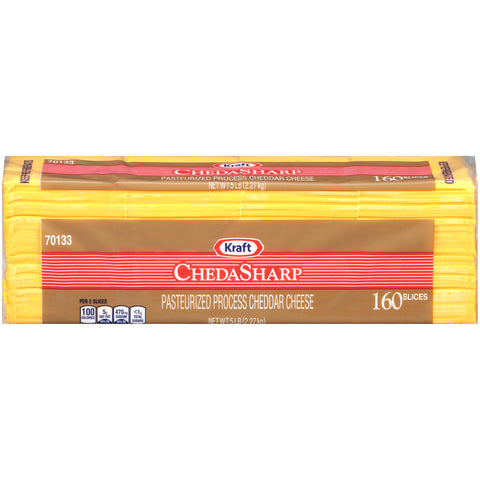 Cheese Chedasharp Pullman Sliced 160 Ct
