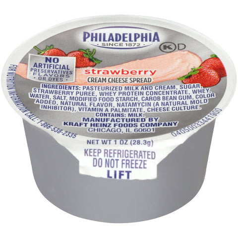 Philadelphia CHEESE CREAM STRAWBERRY SINGLE SERVE CUP