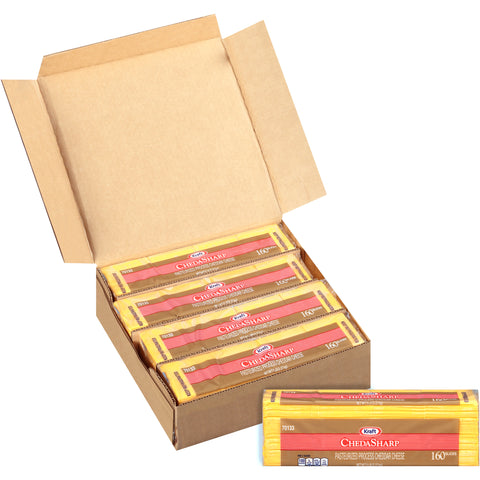 Cheese Chedasharp Pullman Sliced 160 Ct