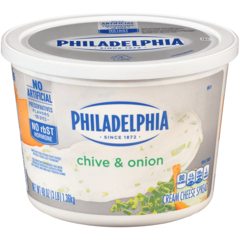 Philadelphia CREAM CHEESE CHIVE & ONION