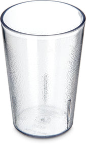 Tumbler San Plastic Clear Textered 8 Oz
